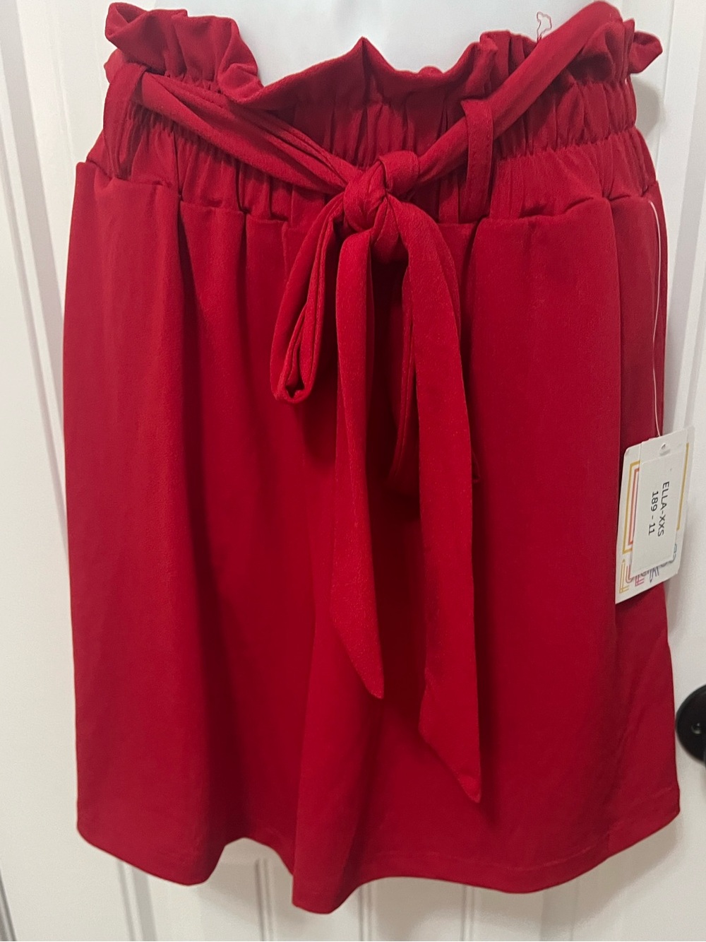 LuLaRoe Ella Paper Bag Bermuda Shorts NWT